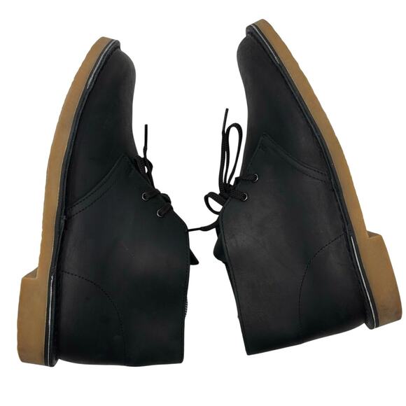 Clarks Bushacre Men's Minimalist Style Chukka Boot Black Leather Size 8.5 M - Picture 12 of 12
